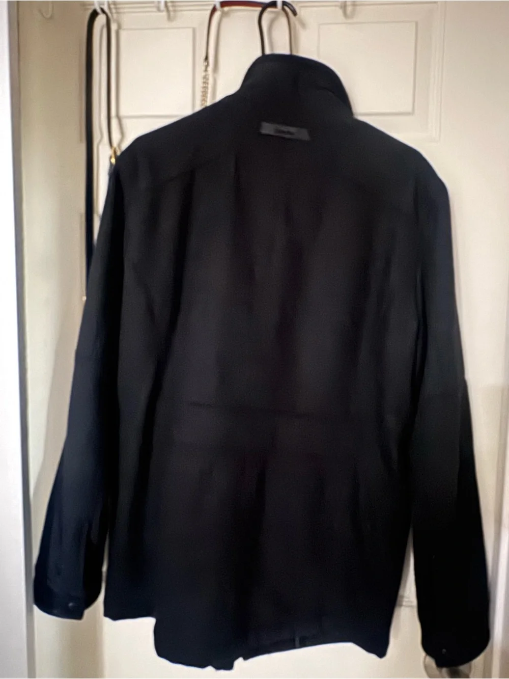 Calvin Klein Black Military Field Jacket
